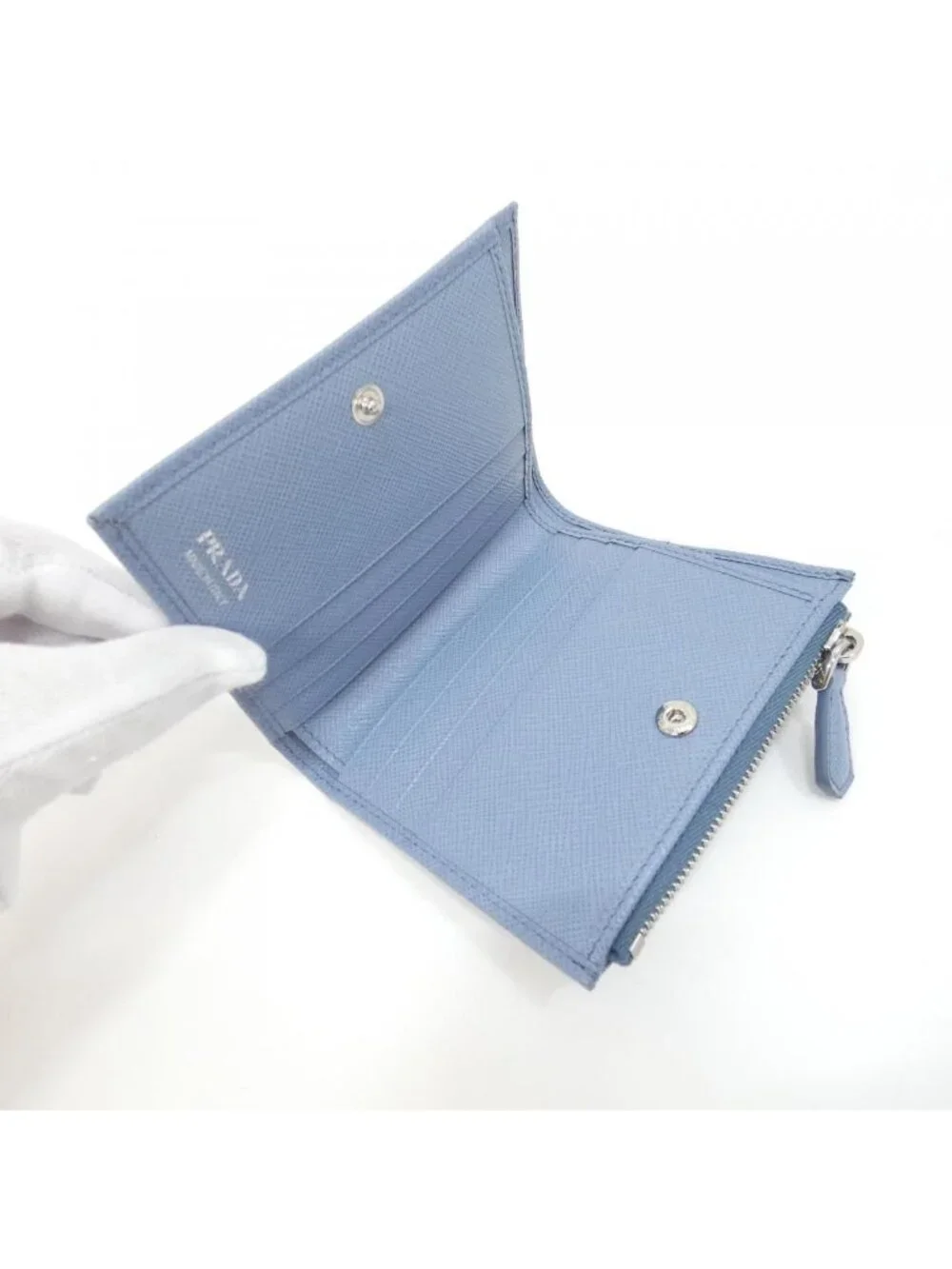 Prada Wallet Silver